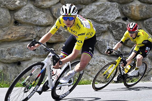 Pogacar y Vingegaard, en una imagen de archivo.