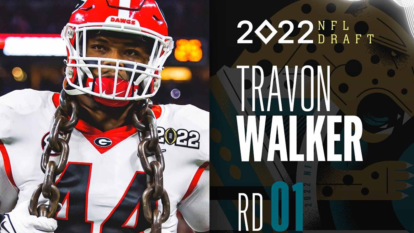 Trevan Walker The Jacksonville Jaguars select Travon Walker as number one overall ...
