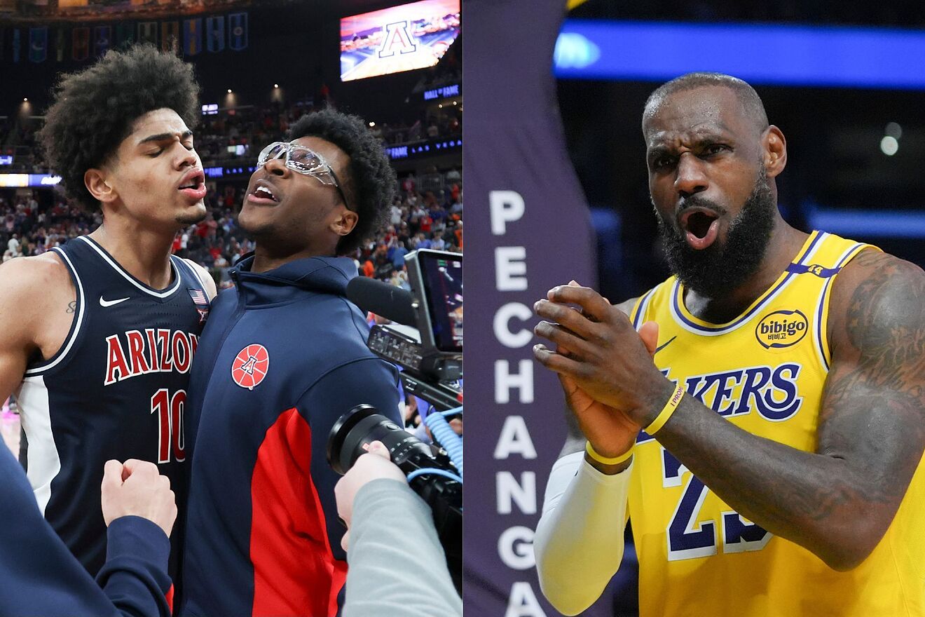 Bryce James throws down powerful dunks and LeBron James proudly shares...