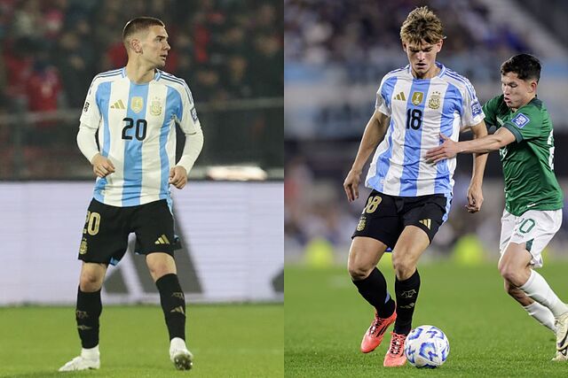 Montaje de Nico paz y Mastantuono