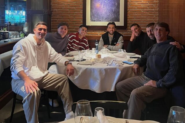 As� fue la cena en el 'De Mar�a'.