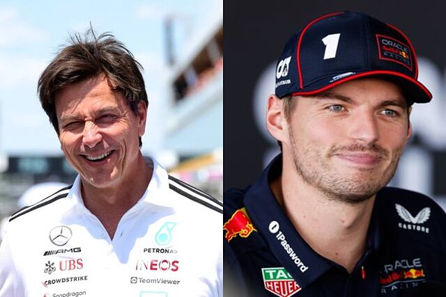 Totto Wolff y Max Verstappen en medio de los rumores sobre la retirada del neerland�s