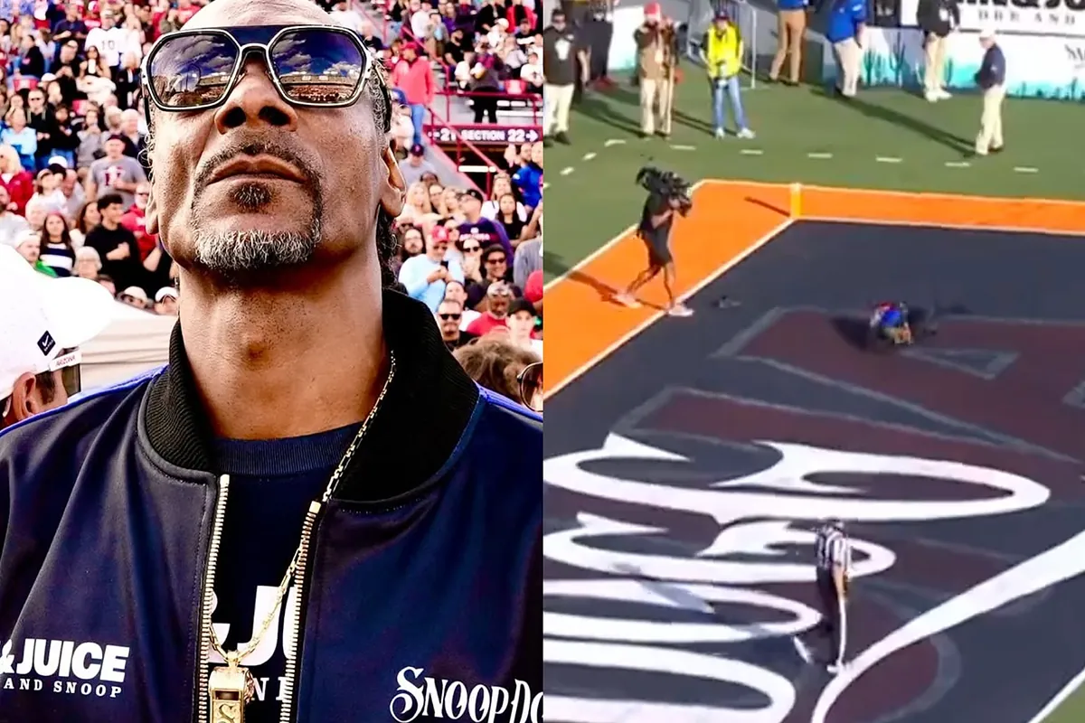 Snoop Dogg steals the spotlight at the Arizona Bowl with an unexpected end zone moment