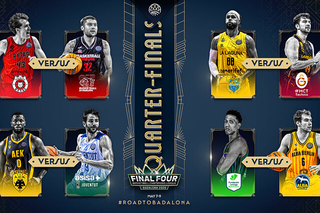 Cuadro de enfrentamientos de cuartos de final de la BCL.