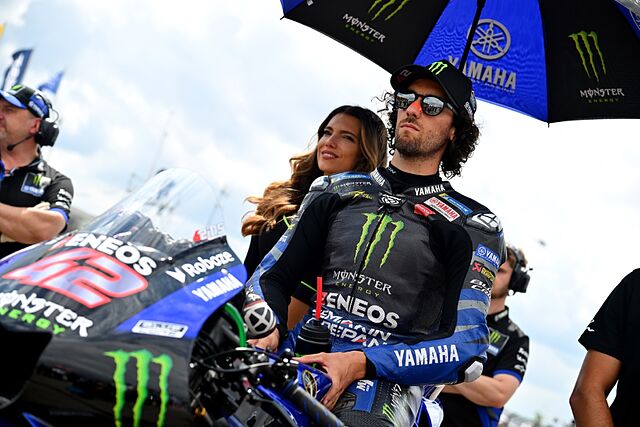 �lex Rins, en la parrilla de Sachsenring.