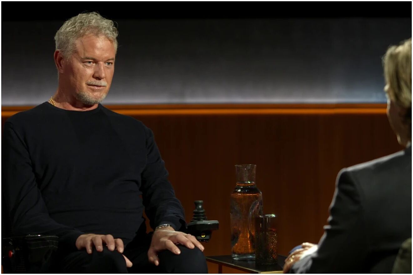 Eric Dane and Brad Falchuk in an episode of, "Famous Last Words."