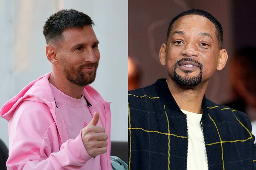 Lionel Messi and Will Smith: the iconic hug that gave everybody goosebumps  finally happened | Marca