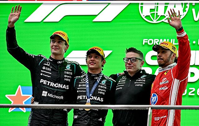 Podio Gran Premio de China