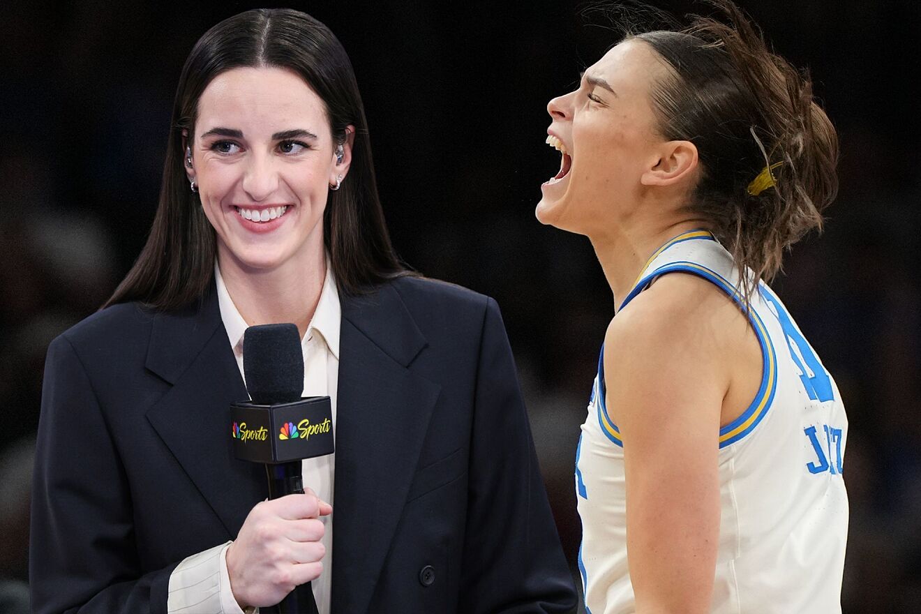 Caitlin Clark & UCLA guard Gabriela Jaquez