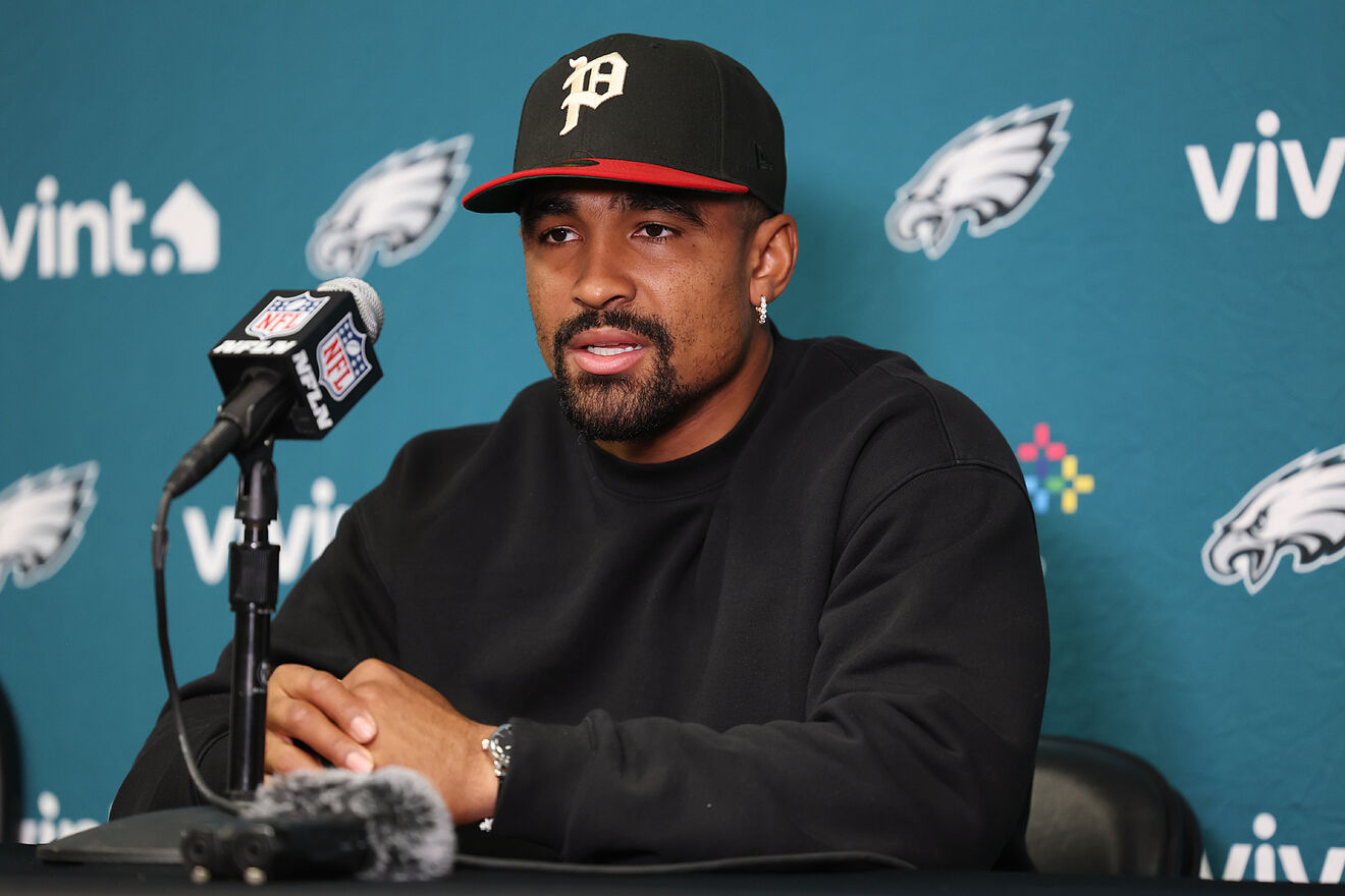 Hurts pauses and makes his point without raising his voice