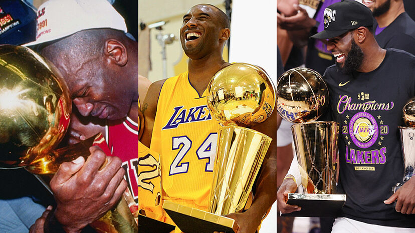 lebron lakers trophy