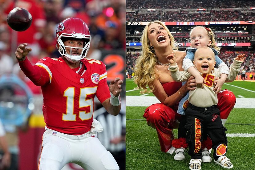 Patrick Mahomes' kids Bronze and Sterling steal the spotlight with Brittany at Chiefs' final preseason game | Marca