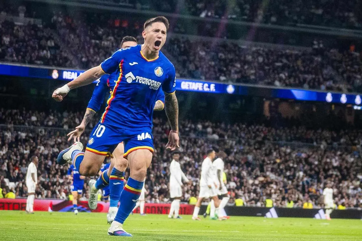 Getafe mocks Real Madrid at Santiago Bernabeu Stadium after beating them