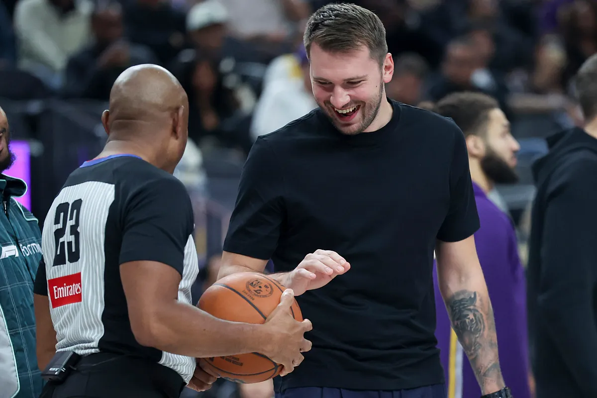 Luka Doncic is recruiting a Lakers teammate for the 2028 LA Olympics: "We're working on getting a Slovenian passport."