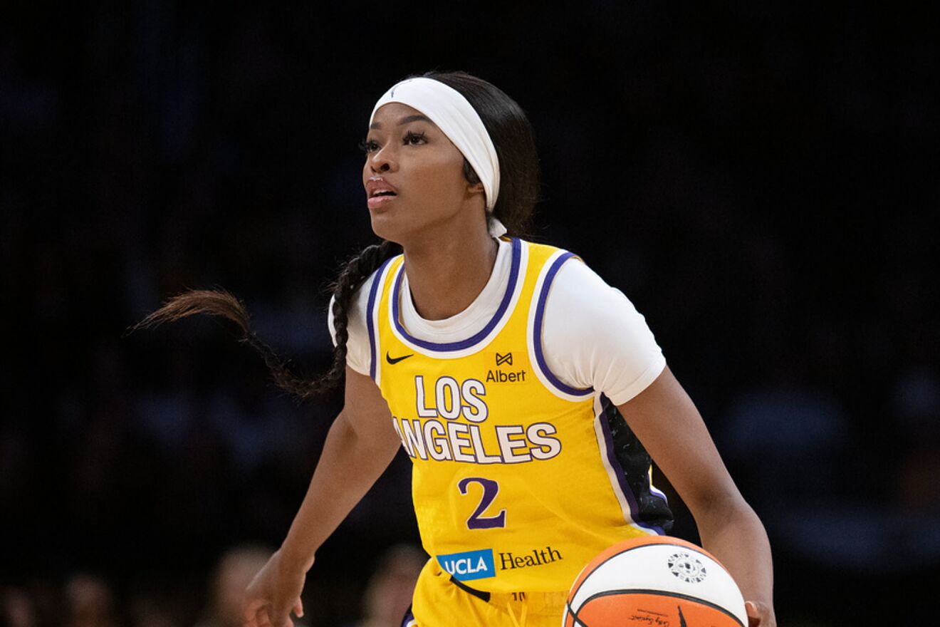 Los Angeles Sparks forward Rickea Jackson