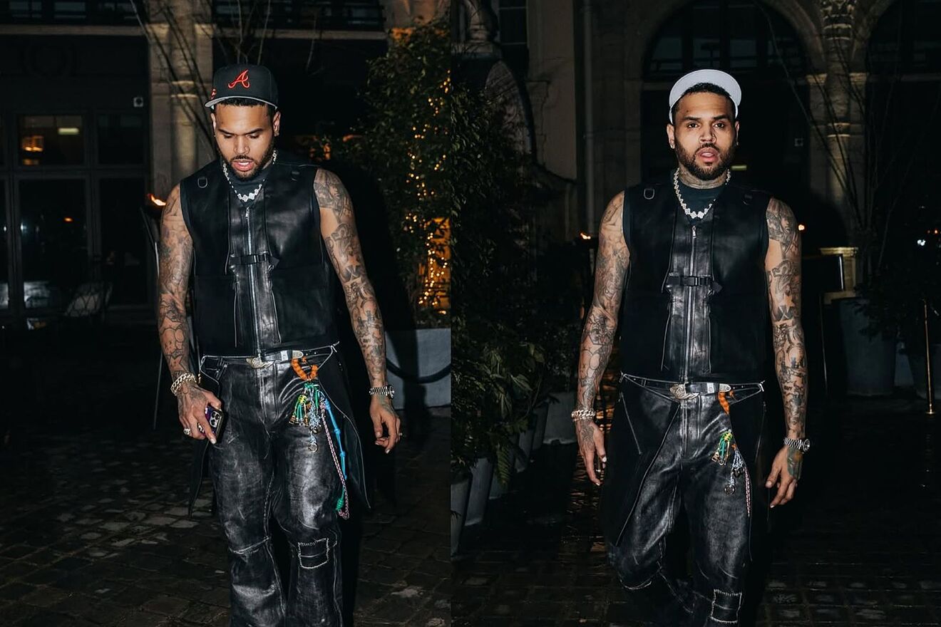 Chris Brown sparks a frenzy after kissing