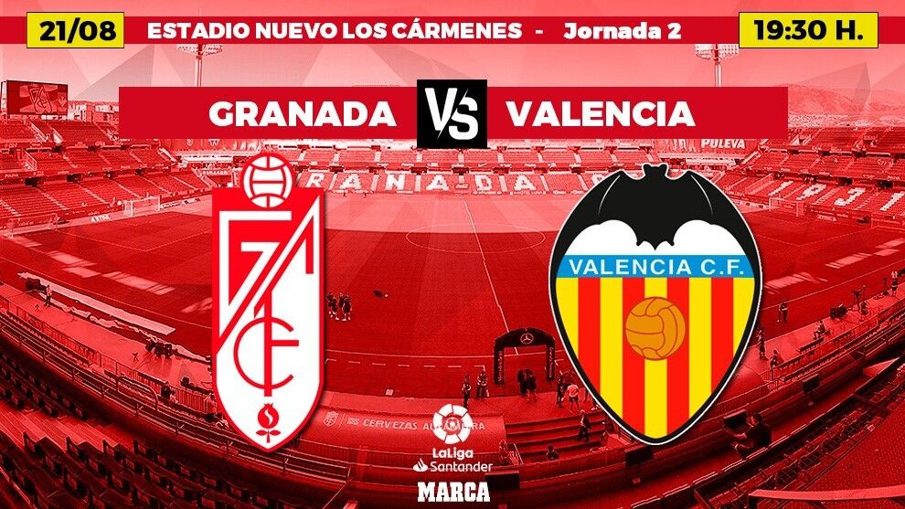 La Liga Santander: Granada - Valencia: Horario y dónde ver en TV hoy el ...