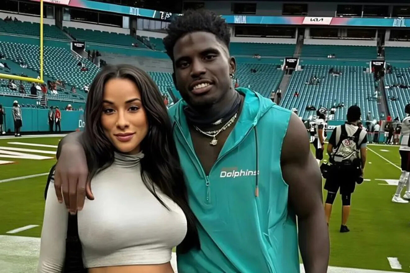 Keeta Vaccaro and Tyreek Hill