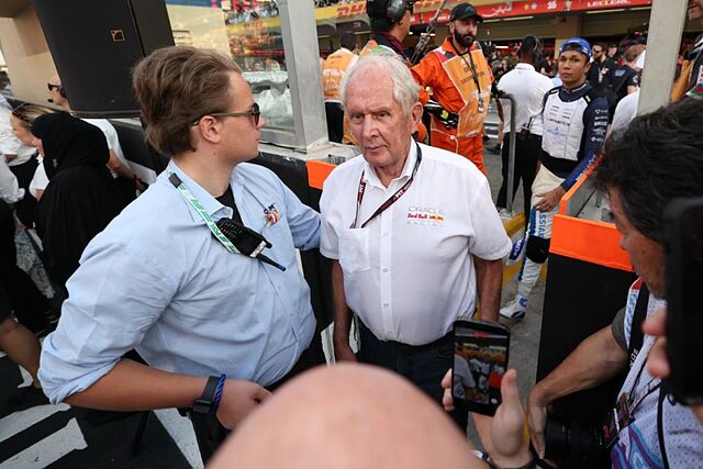 Helmut Marko, en Abu Dhabi.