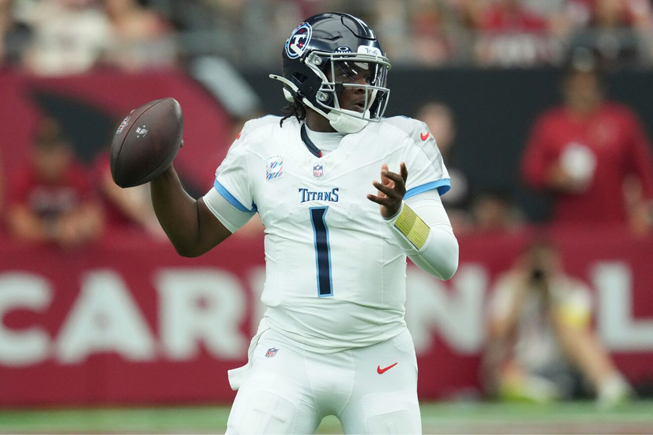 Tennessee Titans quarterback Cam Ward