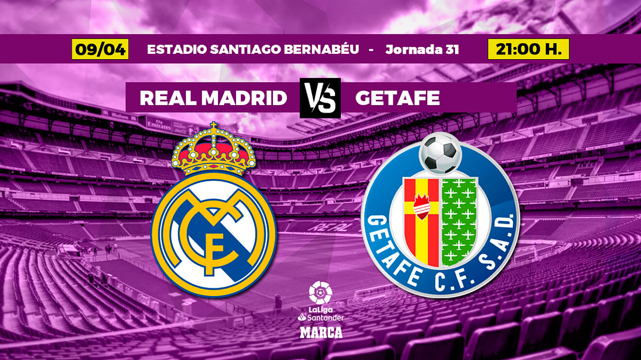 LaLiga Santander: Real Madrid - Getafe: Horario y dónde ver en TV hoy ...