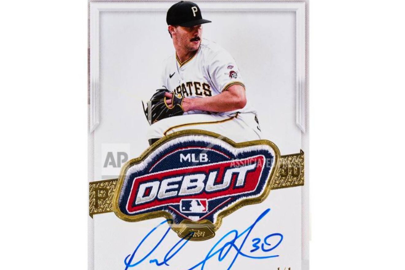 A one-of-a-kind Paul Skenes baseball card sells for $1.11 million via auction