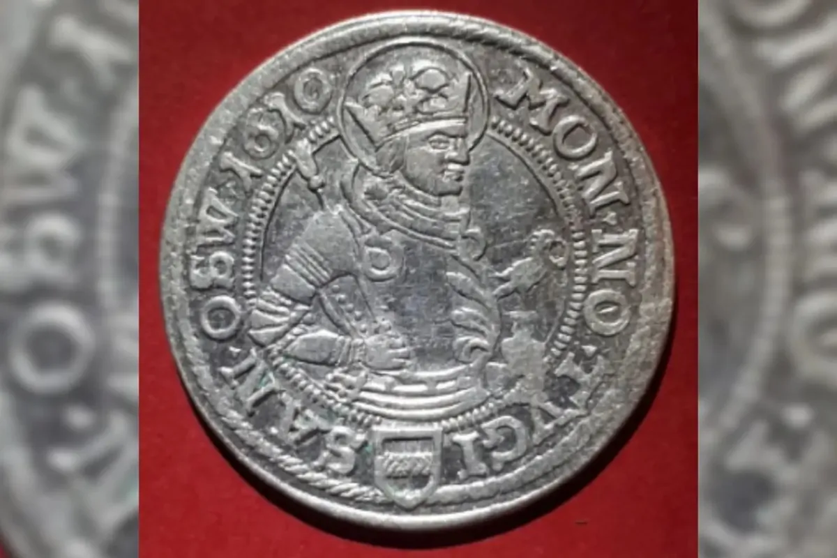 A hoard of silver coins that lay hidden for 400 years under a major German city's square has been found