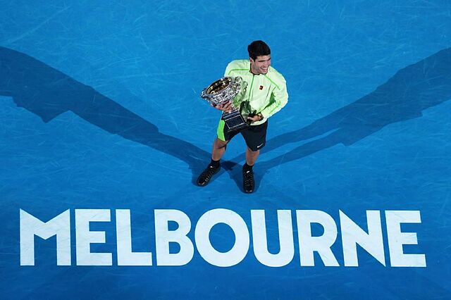 Alcaraz, tras ganar el Open de Australia