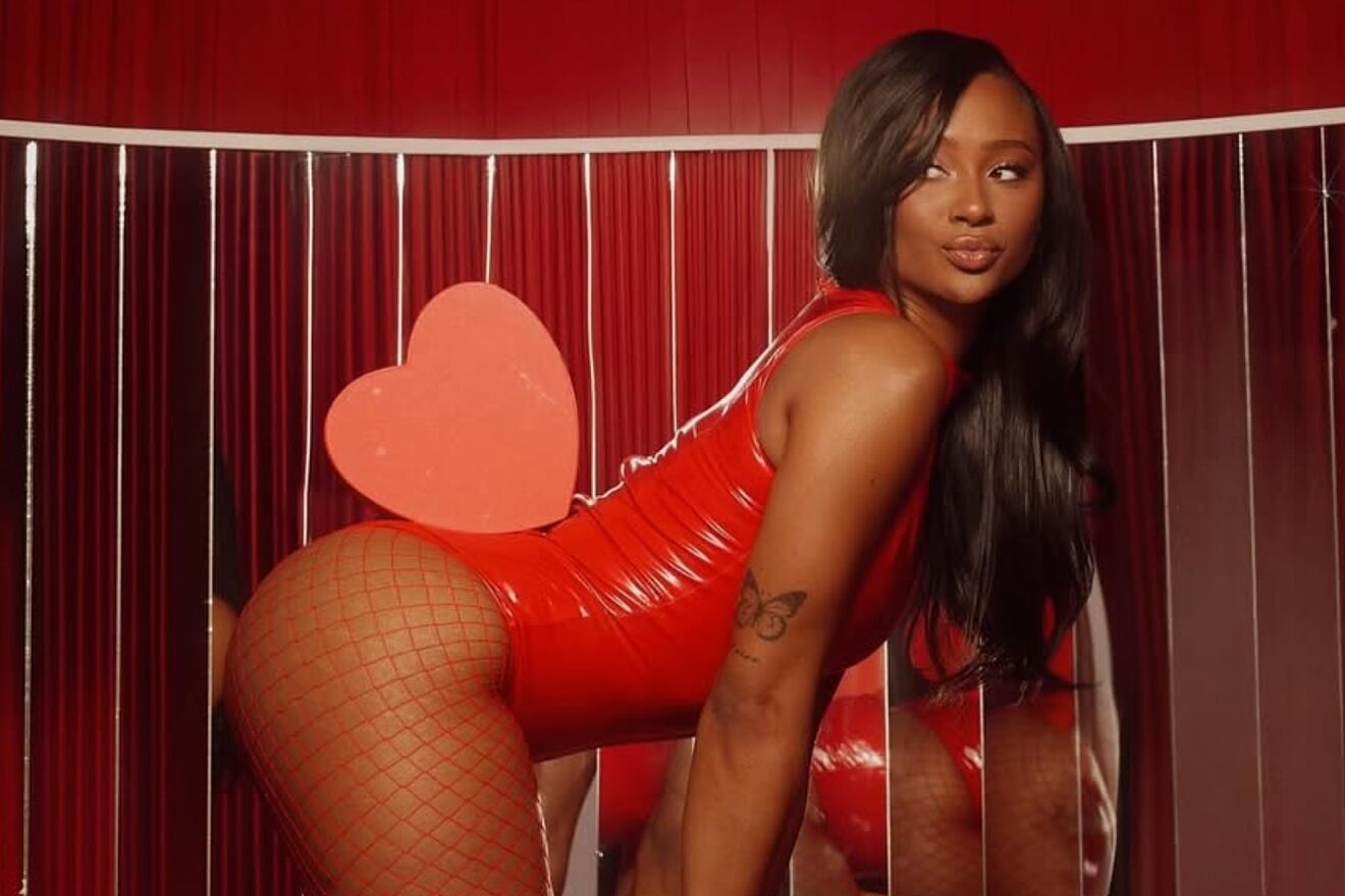 Kayla Nicole Makes a Statement in Red for Valentine's Day
