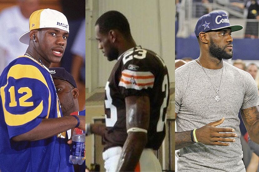 lebron in browns jersey