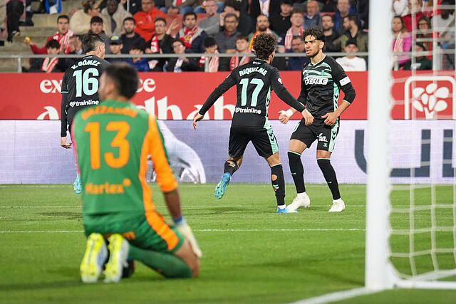 Abde celebra su gol en Montilivi