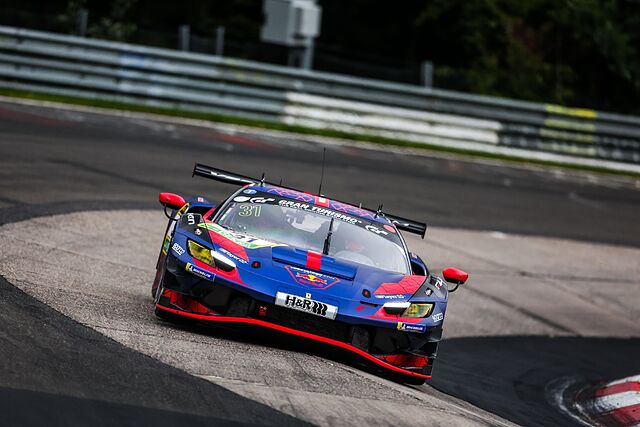 Max Verstappen durante la sesi�n de clasificaci�n en la novena ronda de la NLS.