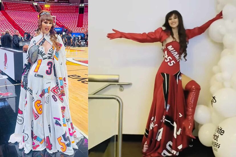 Miami Heat Women Nba Jersey Dress Might Not Be Able To Handle All This Heat ??