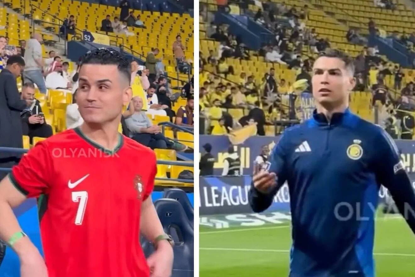 Cristiano Ronaldo and his double