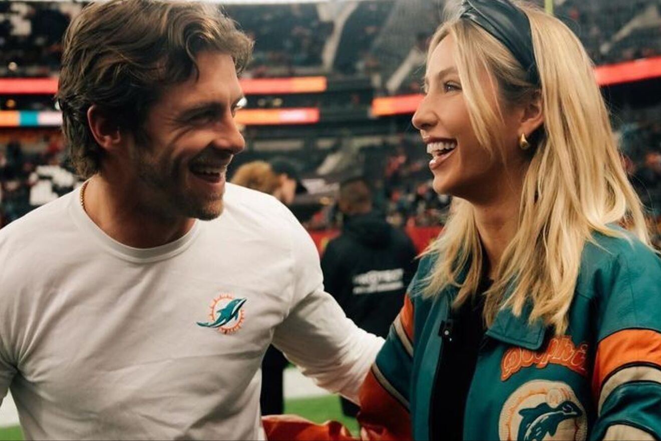 Dolphins' Braxton Berrios and his girlfriend, Alix Earle.