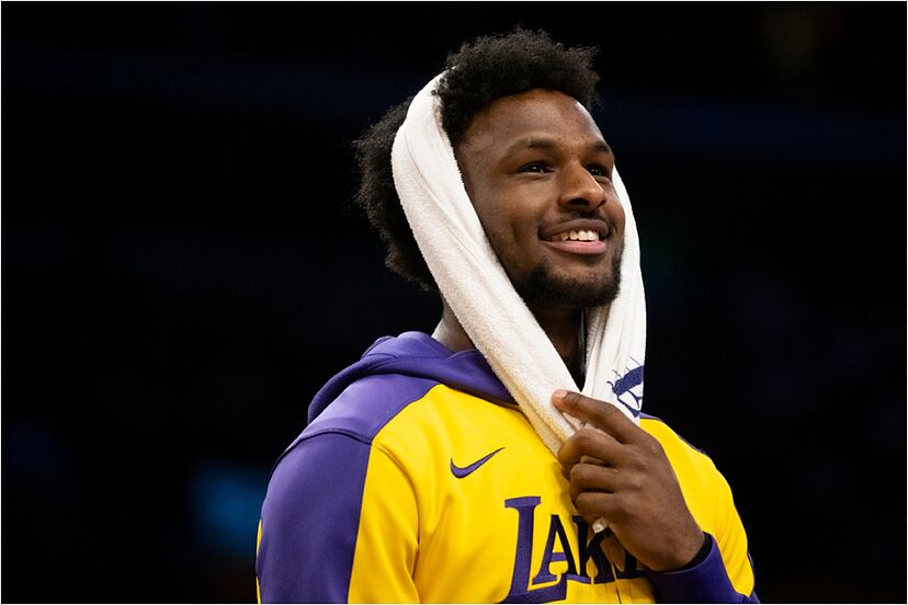 Bronny James shares how he's preparing for second season with Lakers and LeBron | Marca