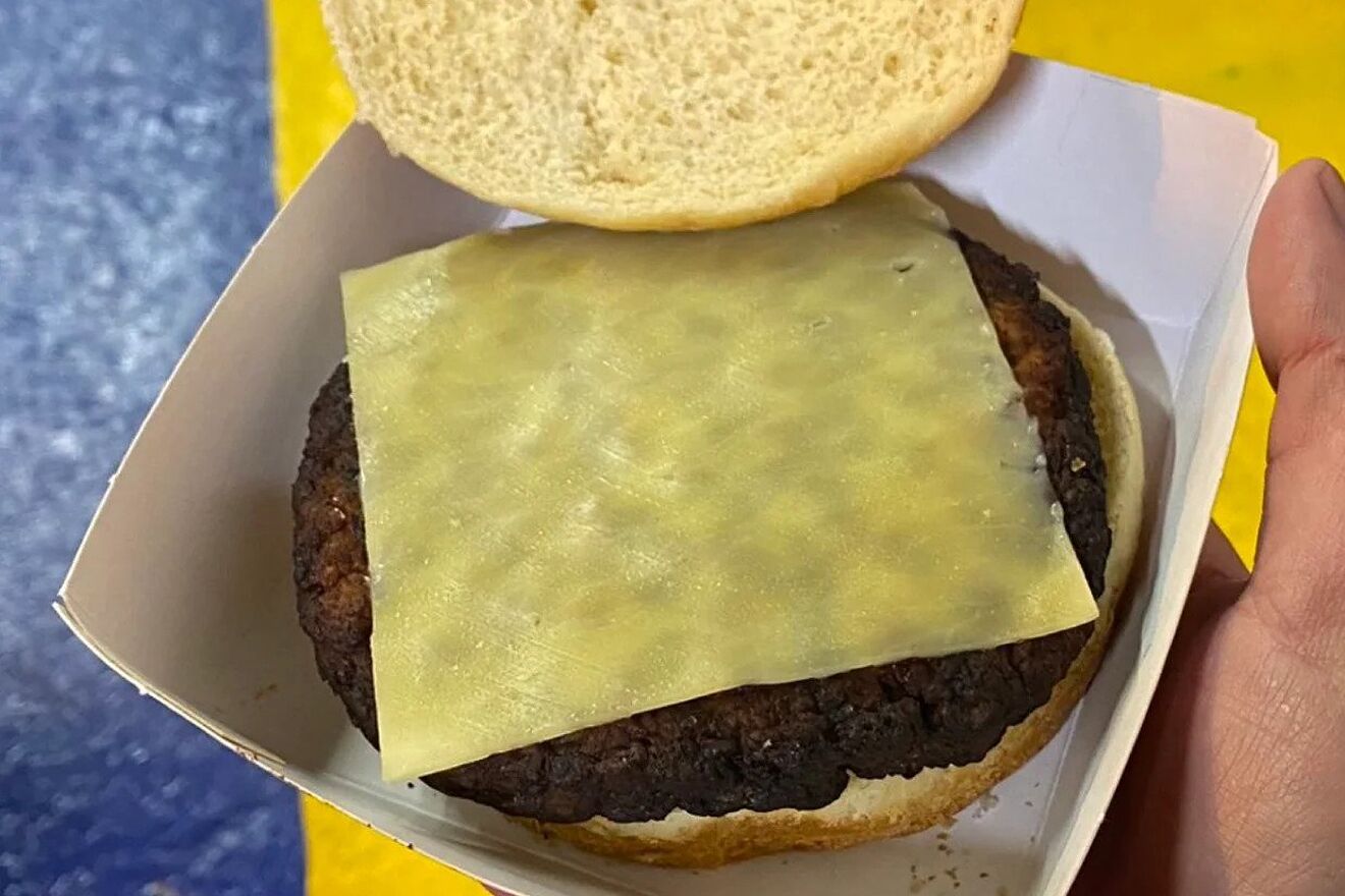 Awfull Burger Fans fume at awful burger served at Everton amid claims they 'deserve ...