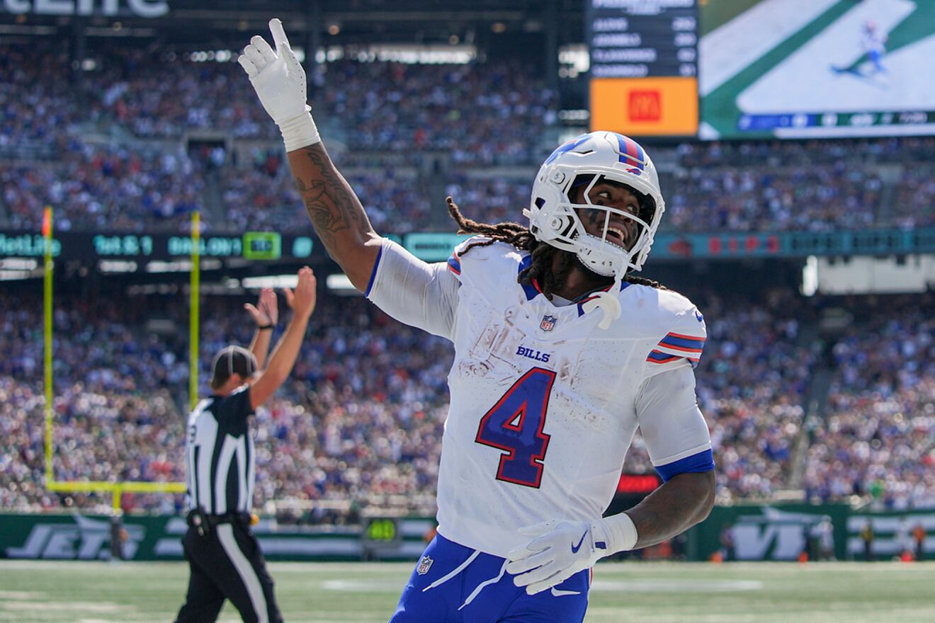 NFL names Buffalo Bills RB James Cook among September's best players