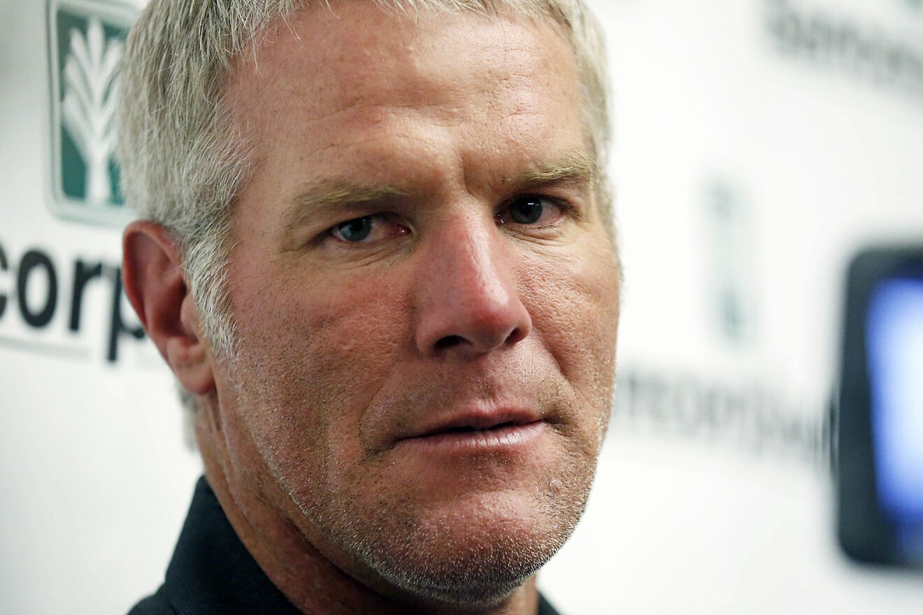 Former NFL football quarterback Brett Favre.