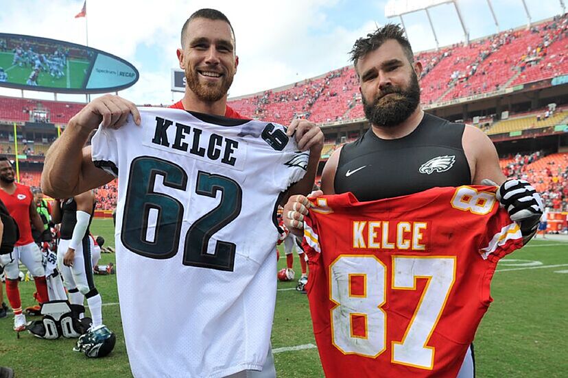 Jason Kelce confesses how he felt about competing with his brother Travis: "It's annoying is what it is" | Marca
