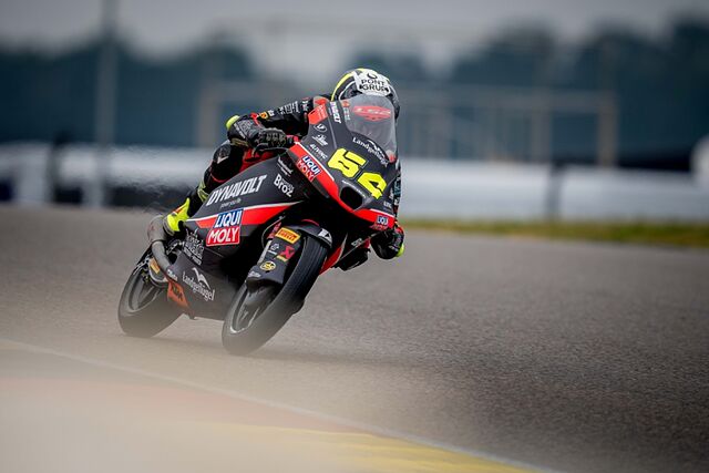 David Mu�oz, en Sachsenring.