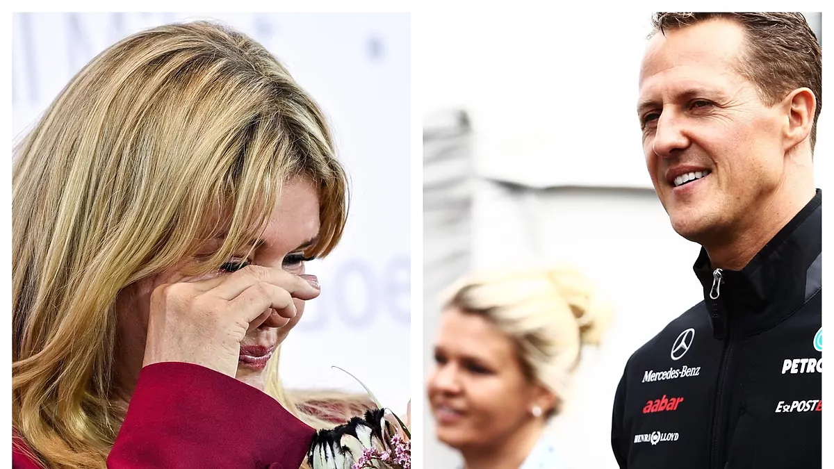 Corinna bursts into tears during emotional ceremony for Michael Schumacher | Marca