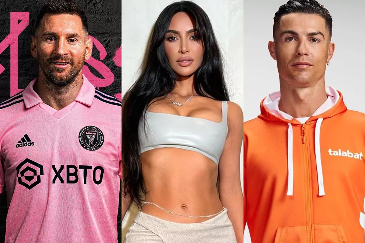 Kim Kardashian travels over 4K miles to see Messi and Cristiano Ronaldo |  Marca, image size:1200x800