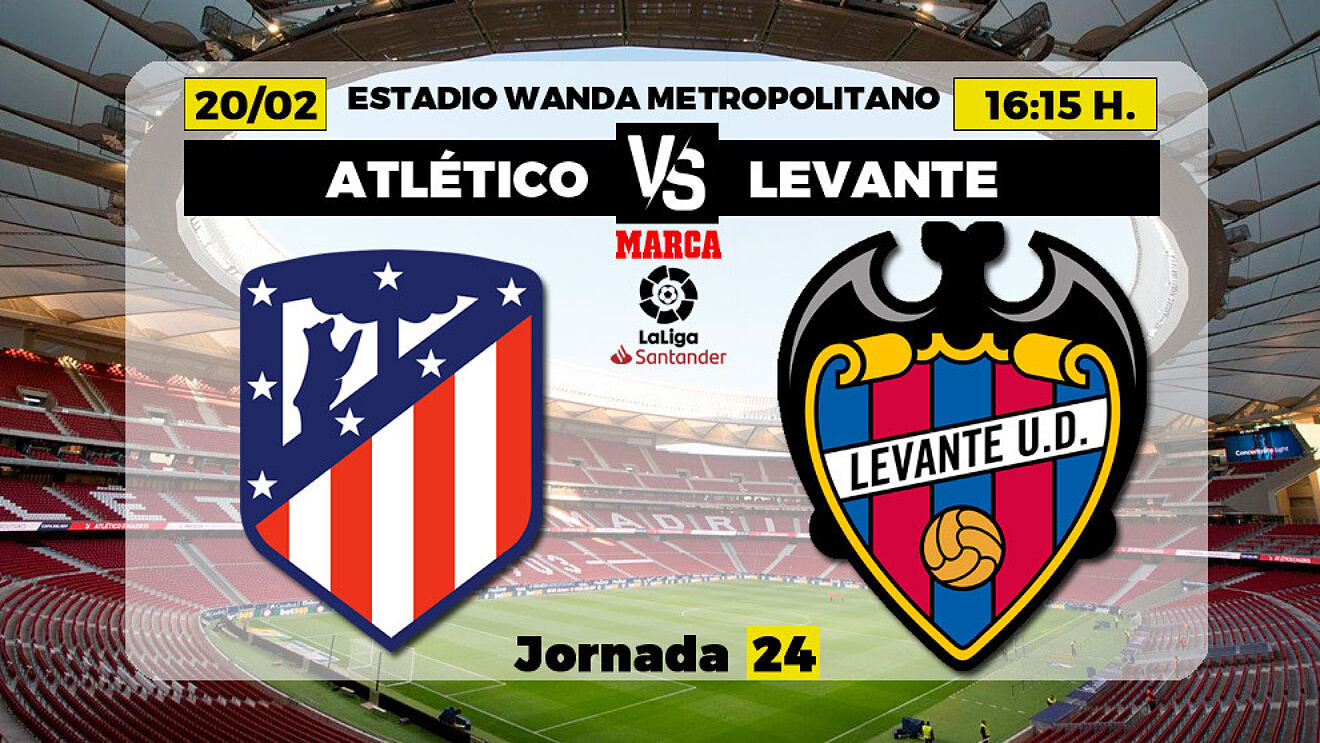LaLiga: Atlético de Madrid - Levante: Horario y dónde ver por tv hoy el ...
