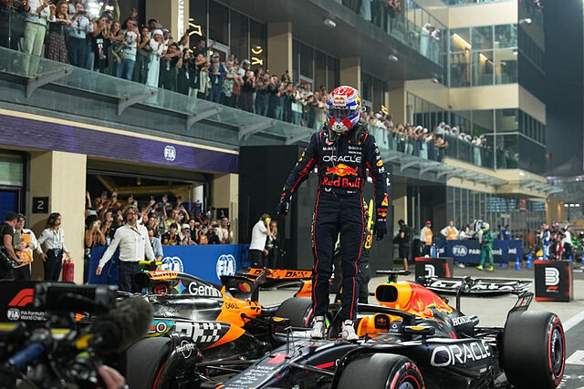 Verstappen, en Abu Dhabi.