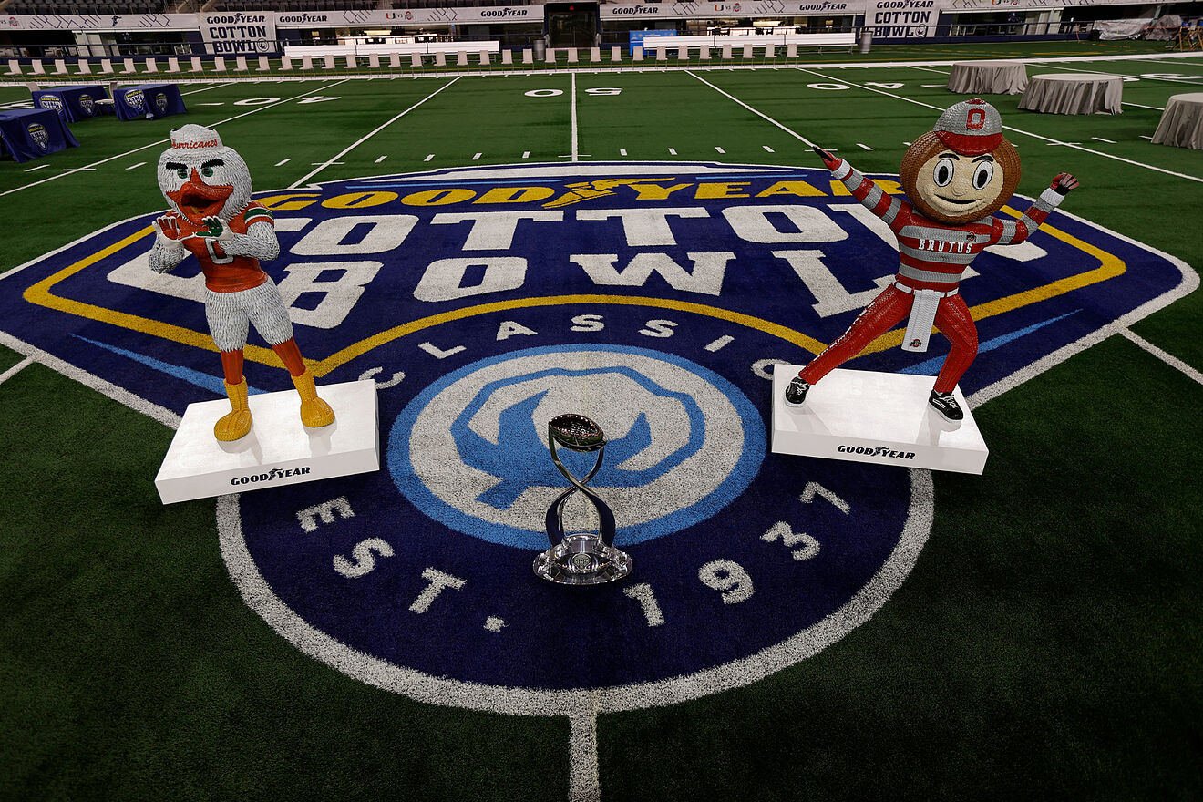 Goodyear honors the competitors of the 90th Goodyear Cotton Bowl...