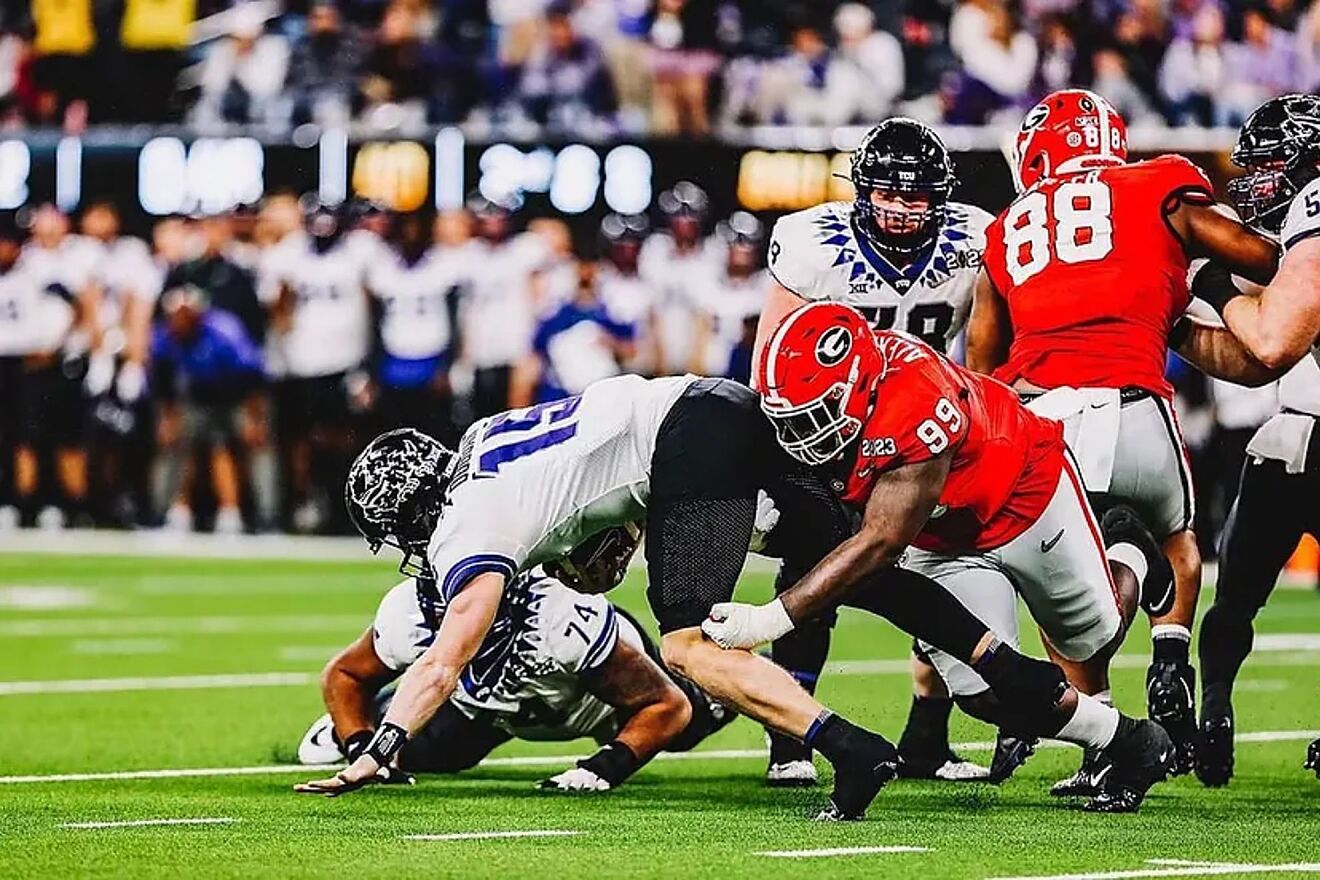 Highest scoring games in College Football Playoff history