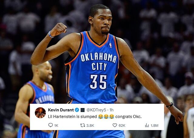 Kevin Durant en su etapa con los Thunder