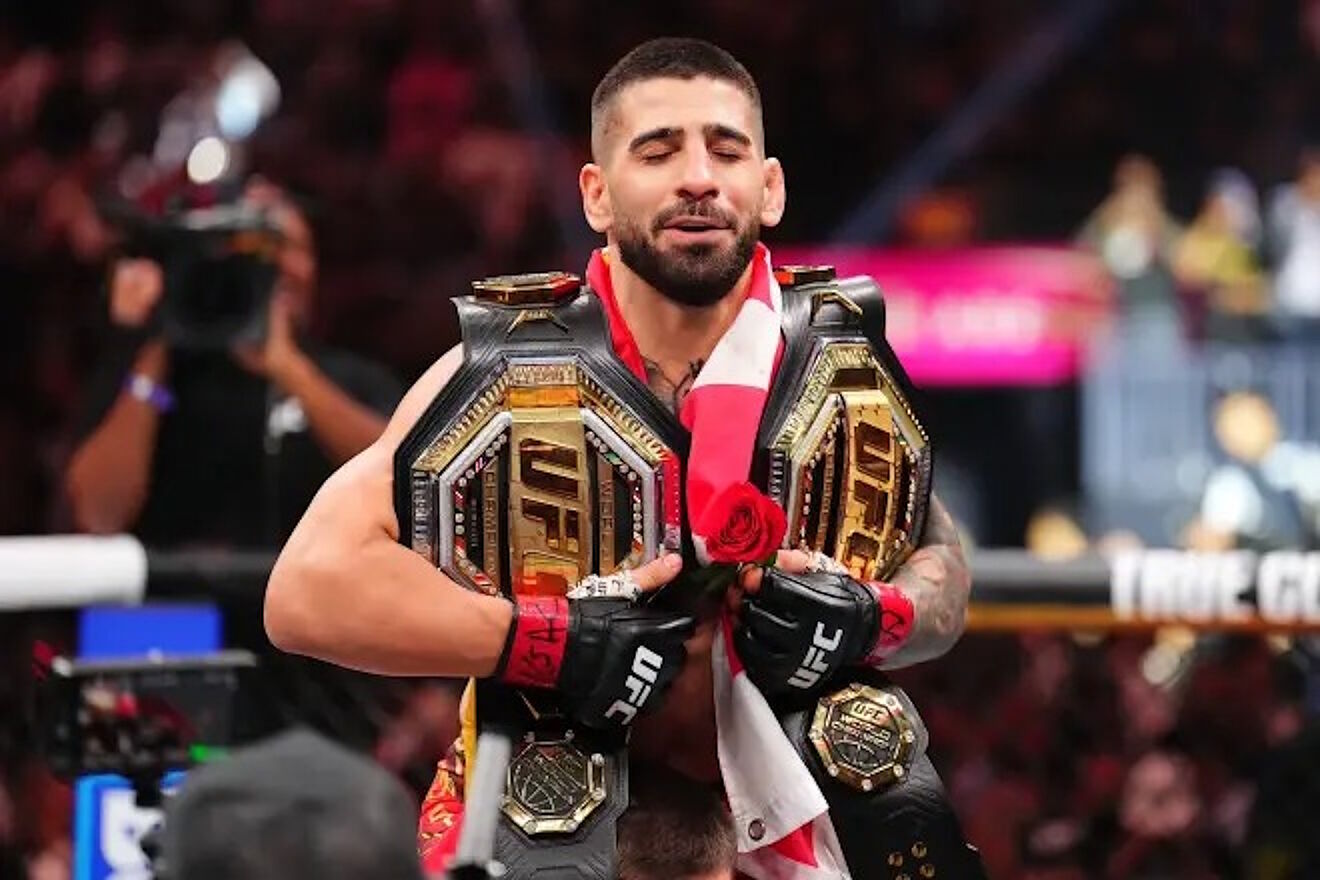 Tom Aspinall points to Ilia Topuria as Fighter of the Year 2025