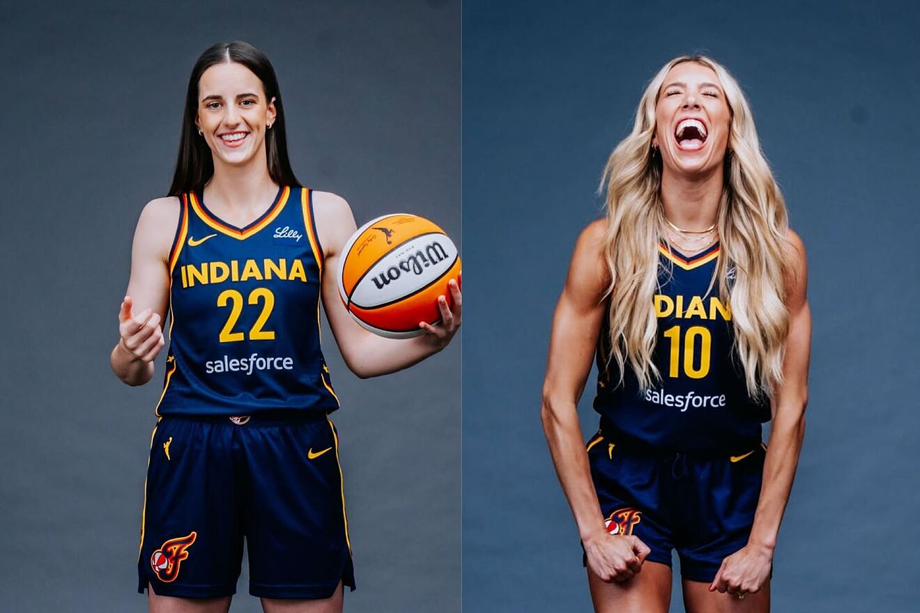 Caitlin Clark and Lexie Hull tried to see.